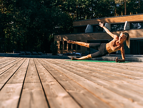 Kursleiterin Ina in Aktion