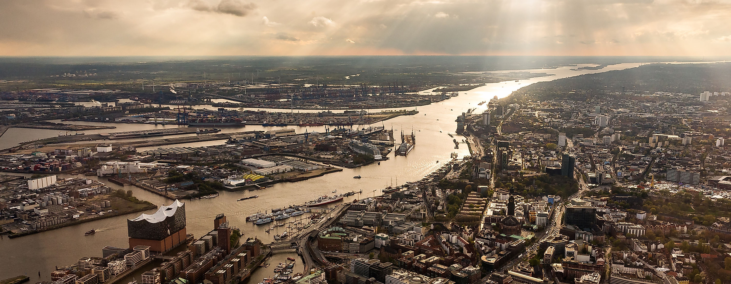 Luftaufnahme Hamburg