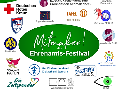 Das Line-Up des Ehrenamt-Festivals am 2.5.2026.