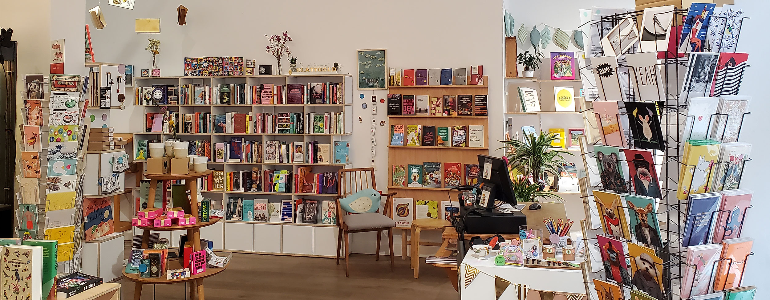 Shop View Buchhandlung Blattgold