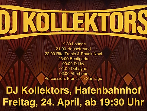 DJ Kollektors Event im Hafenbahnhof