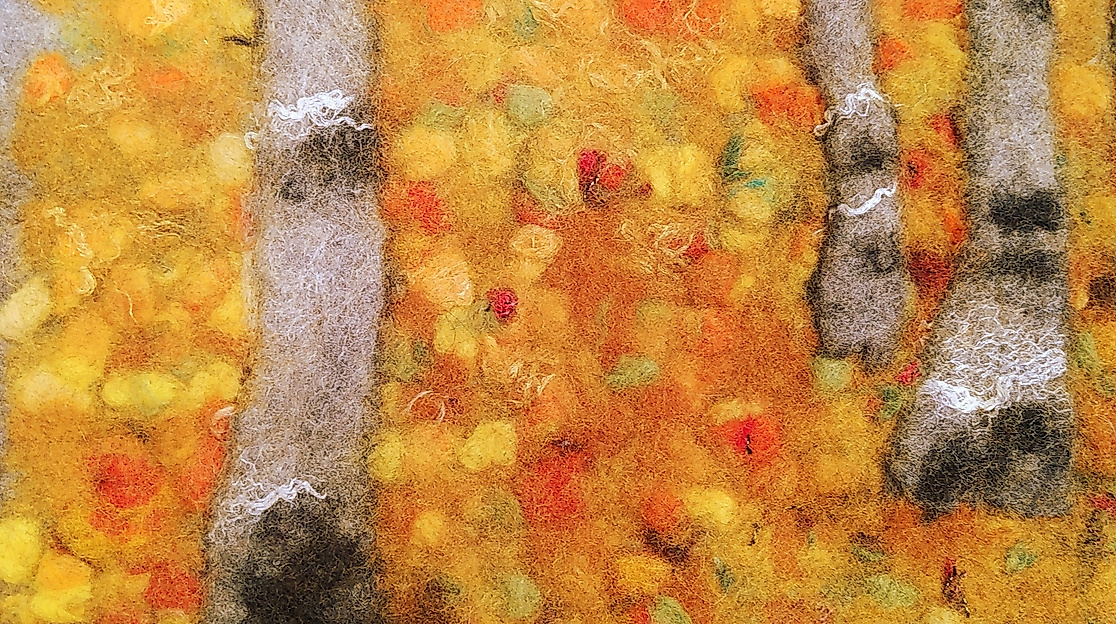 Filz-Pointillismus