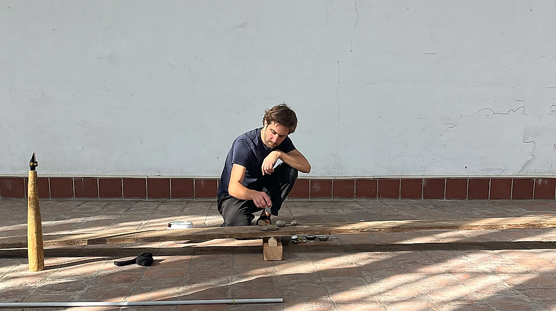 Peter Strickmann arbeitet