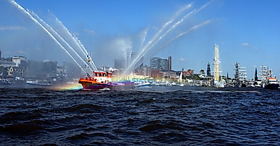 The Tall Ship Parade on Friday