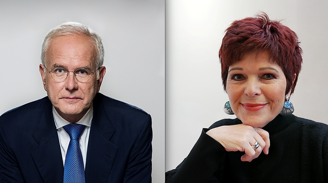 Harald Schmidt und Bernadette Schoog