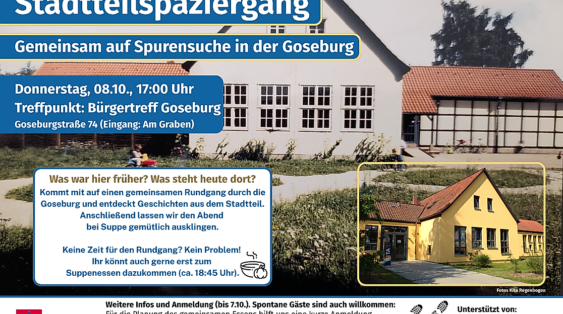 Stadtteilspaziergang - Gemeinsam auf Spurensuche in der Goseburg
