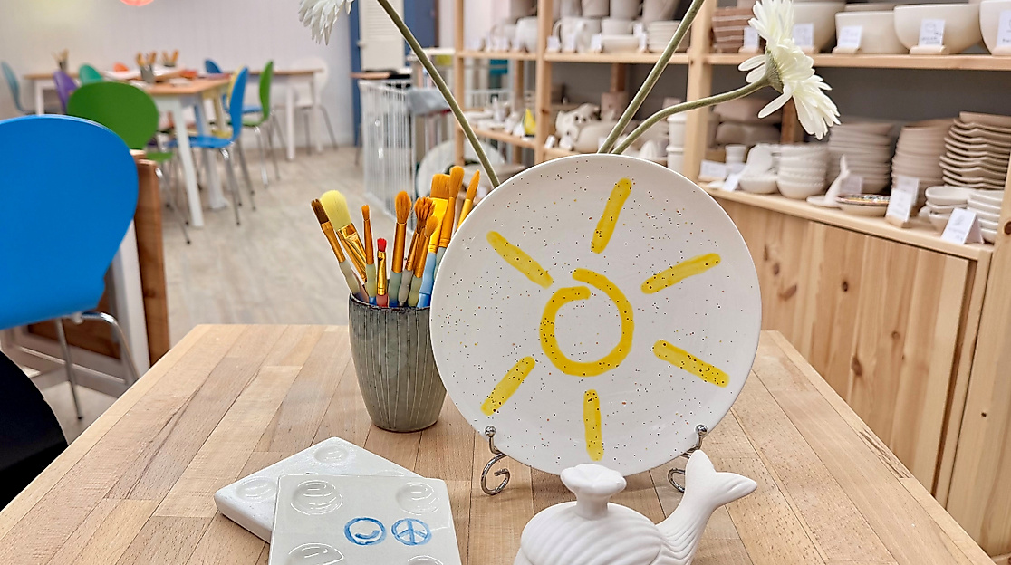 Die Sonne geht auf - Keramik-Workshop