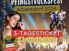 Pfingstvolksfest Albersdorf - 3-Tages-Ticket