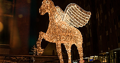 Christmas market at the HafenCity