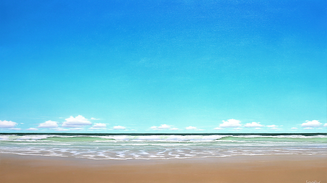 Ölgemälde "feel free", 80x140cm