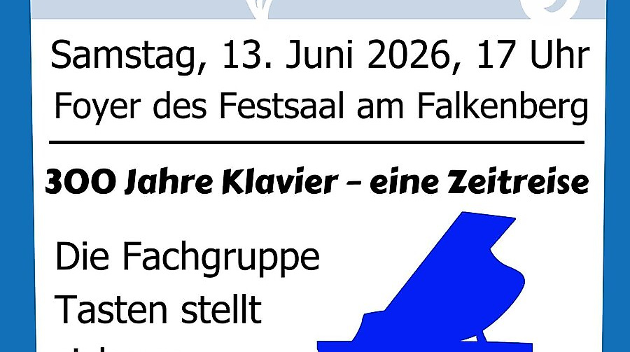 Plakat Concertino Tasten