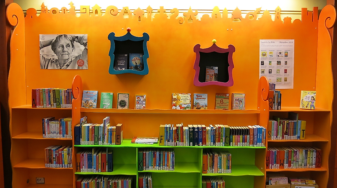 Der Kinderbereich in der Bücherhalle Neugraben