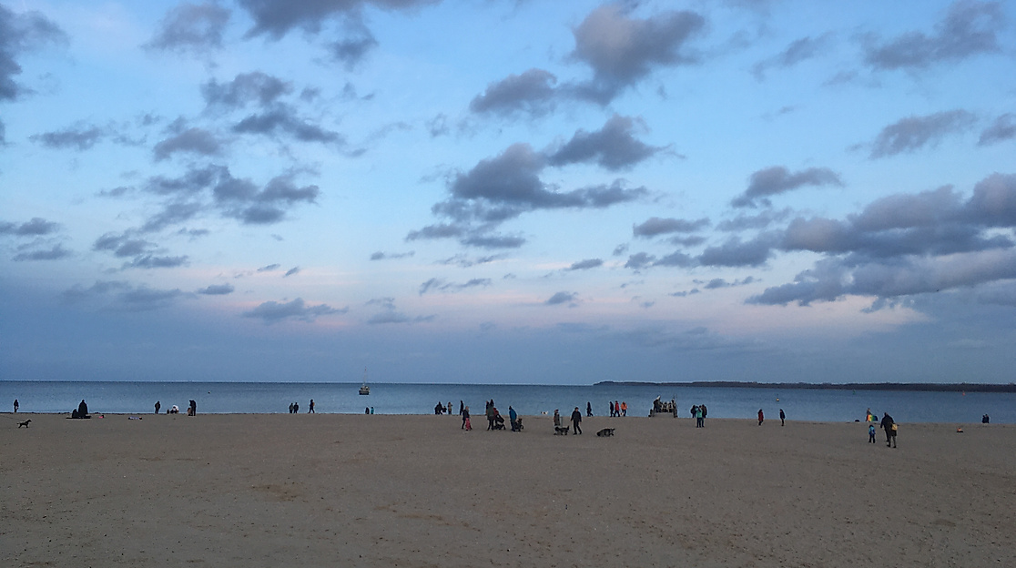 Bernsteinsuche am, Strand