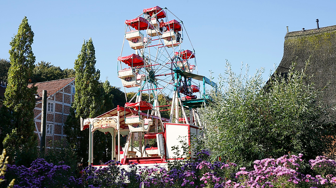Riesenrad auf dem Historischen Jahrmarkt