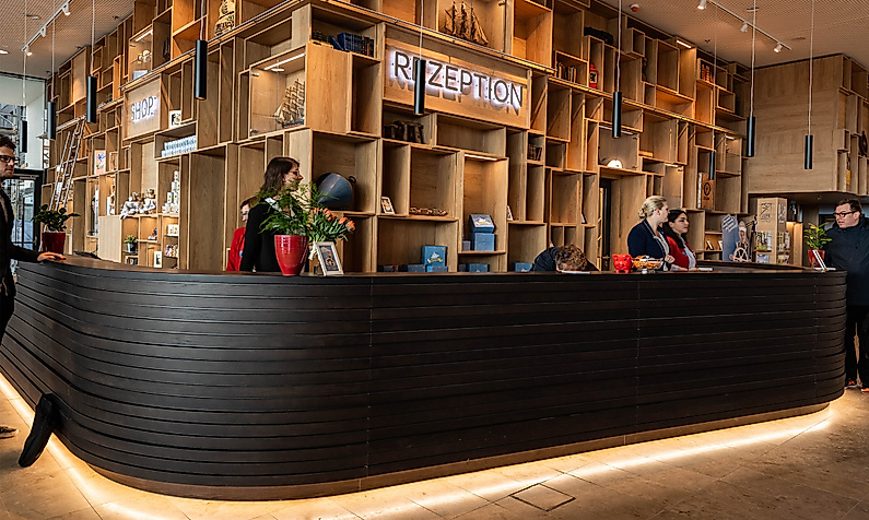 JUFA Hotel Hamburg HafenCity: Rezeption