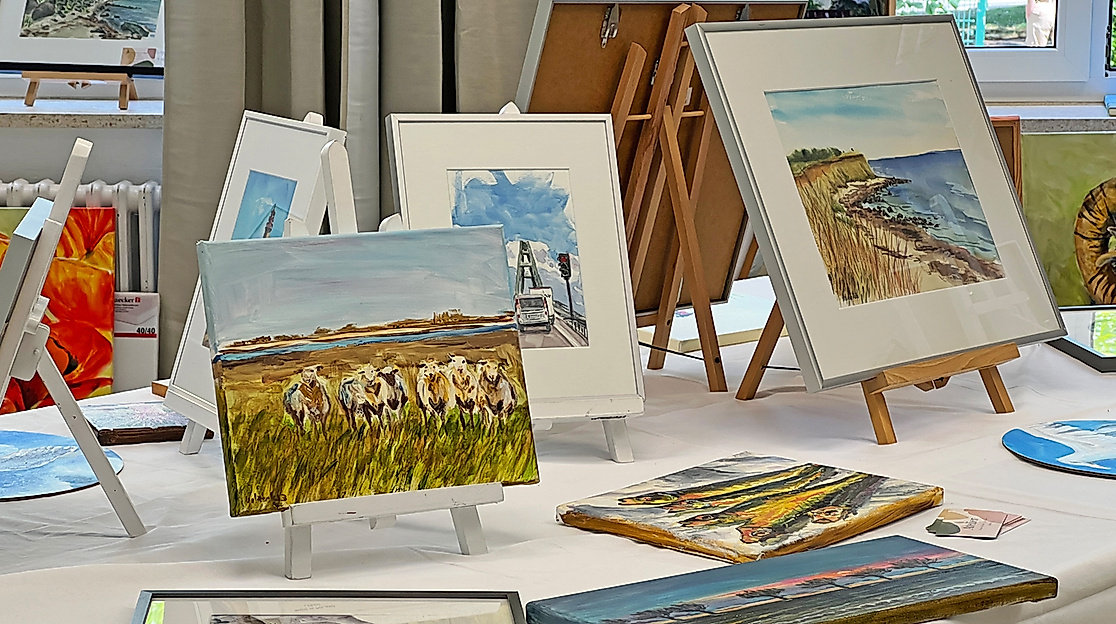 Malerei in Öl, Acryl, Aquarell