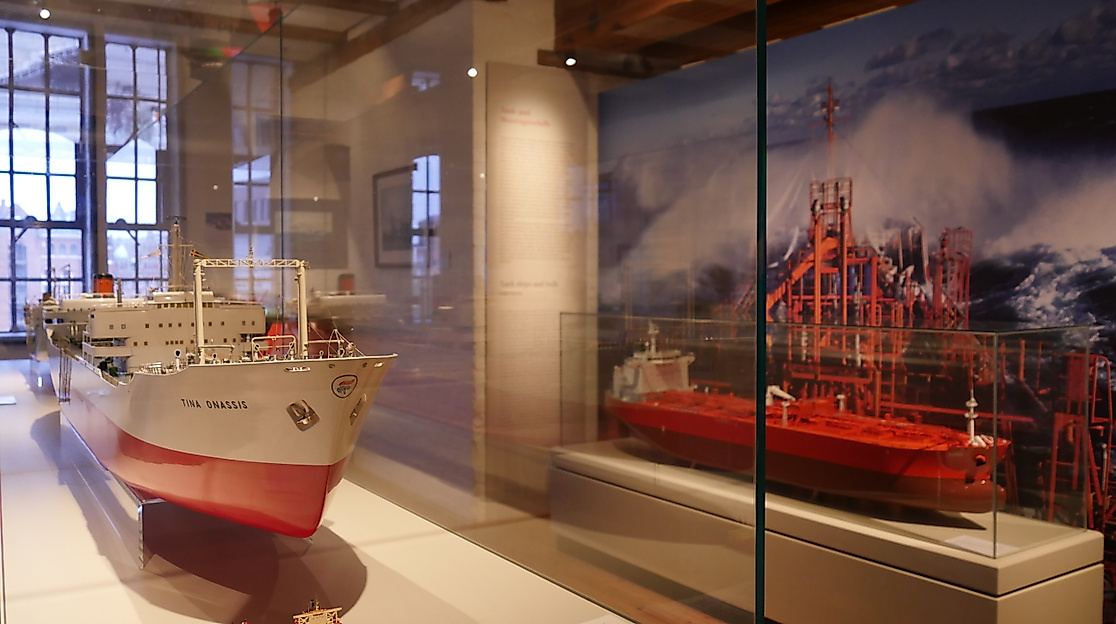 Modellschiffe im Museum
