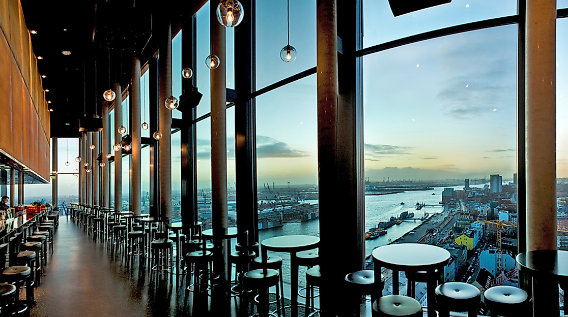 Empire Riverside Hotel Hamburg: Skyline Bar