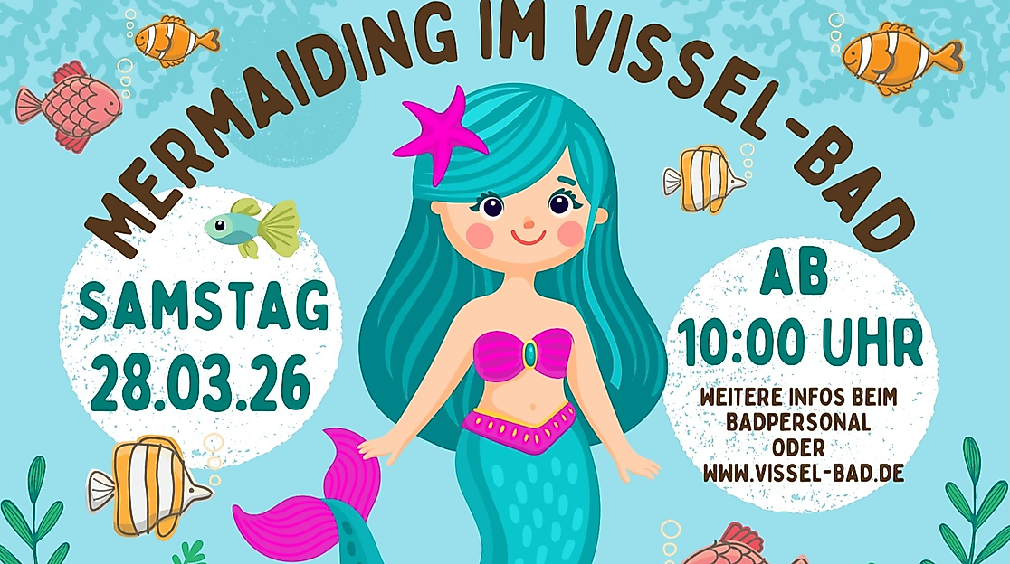 Mermaiding im Vissel-Bad