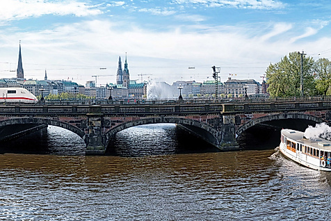 Hamburg Reise Bahn