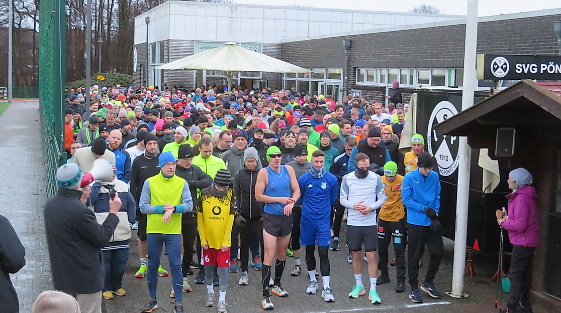 Start zum Pönitzer Silvesterlauf.