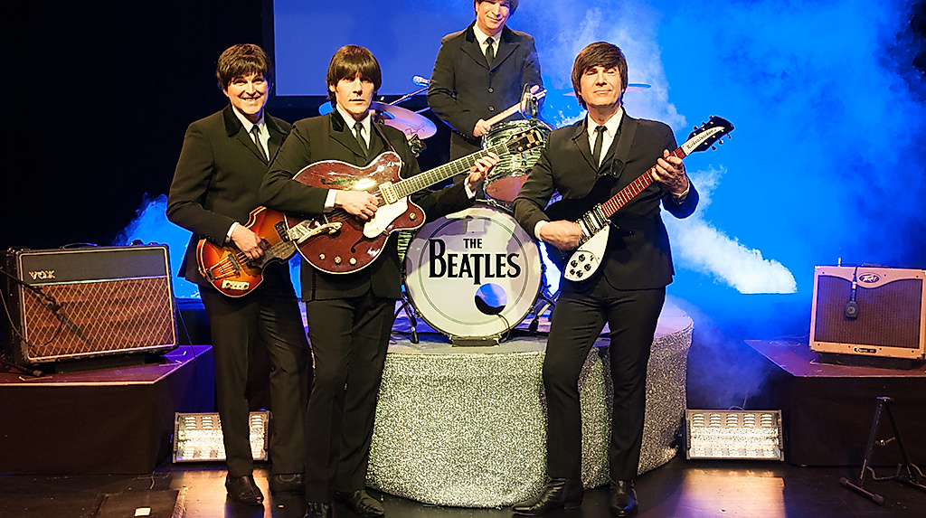 Beatles Band auf der Bühne
