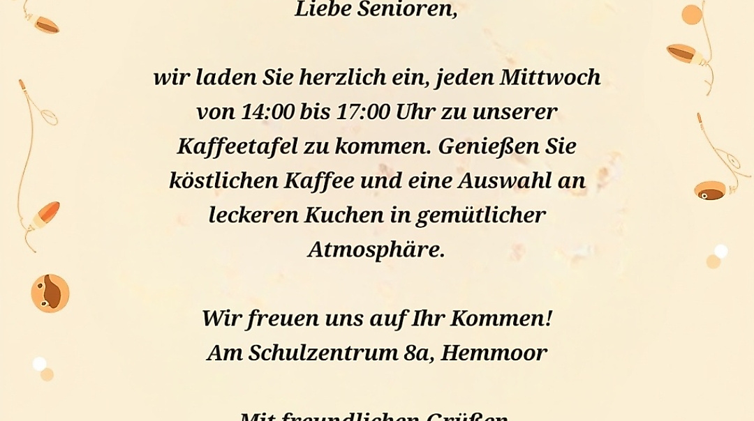 Klönschnack-Kaffeetafel