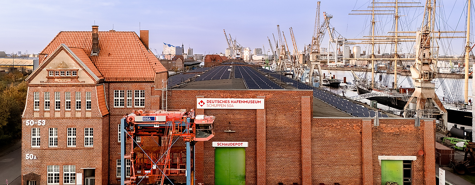 Deutsches Hafenmuseum im Aufbau