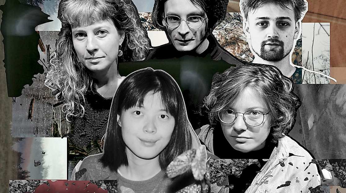 Künstlerische Porträt-Collage