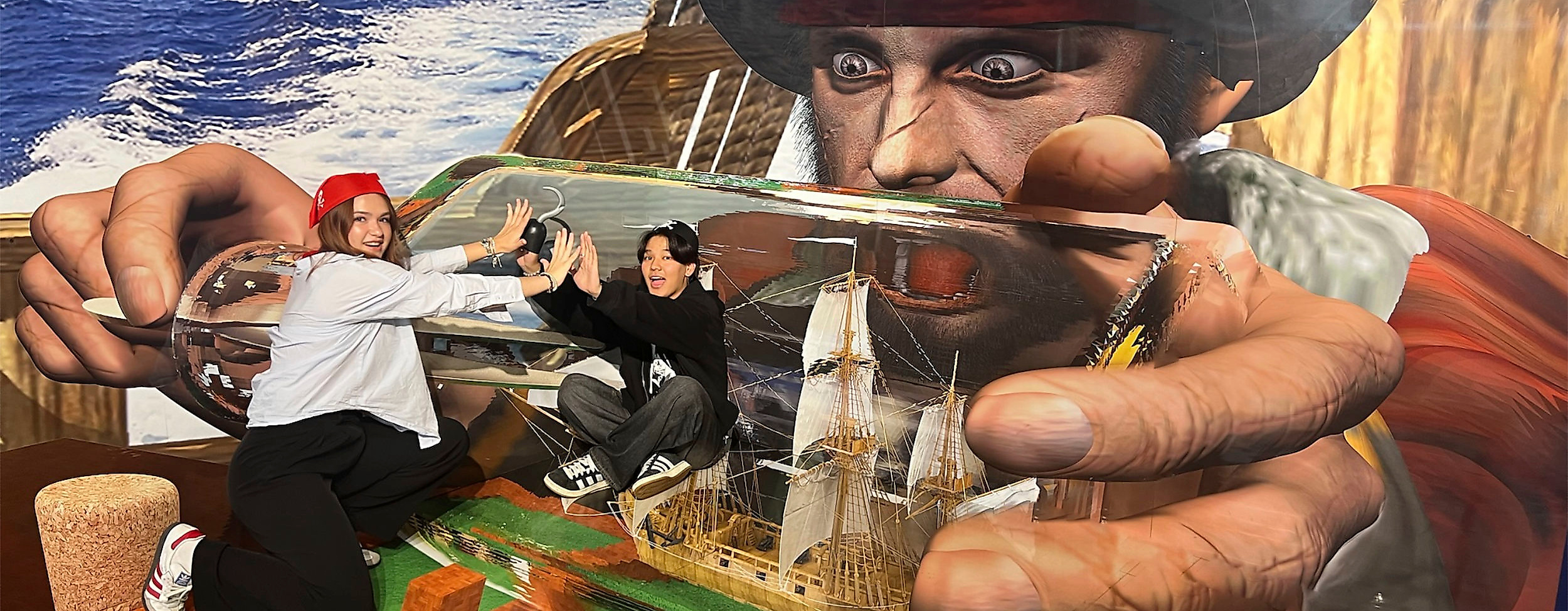 Mindways 3D TrickArt Buddelschiff Foto Mindways GmbH