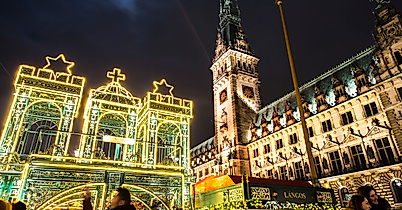 Weihnachtsmarkt Rathausmarkt Hamburg