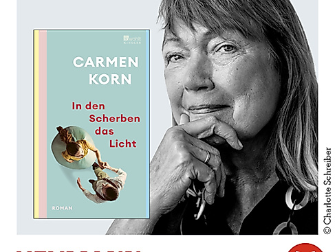 Buchpremiere: Carmen Korn liest aus »In den Scherben das Licht«