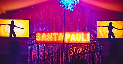 Santa Pauli Stripzelt