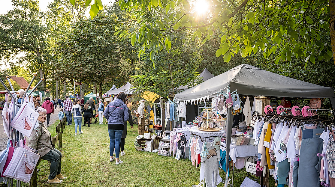 Mühlenfest Stände