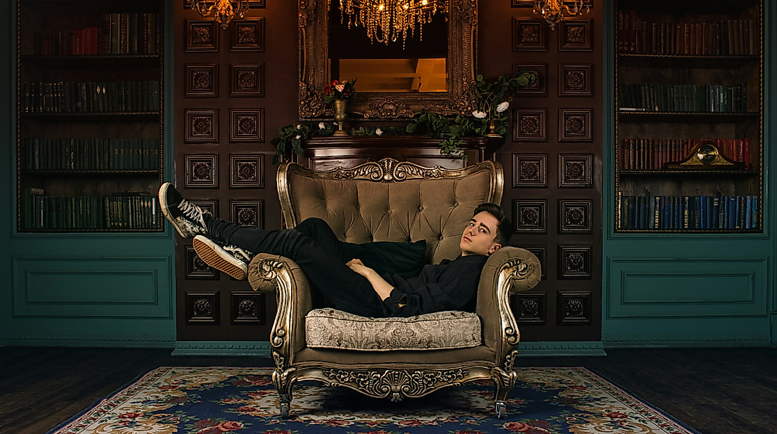 Entspannung in der Bibliothek