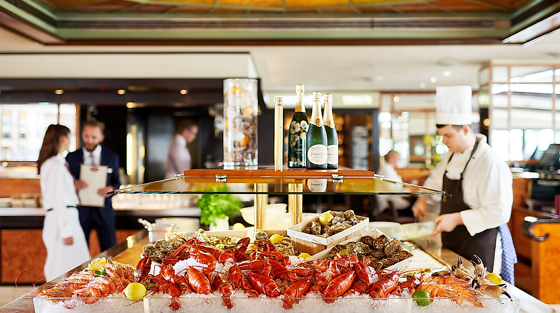 Hotel GRAND ELYSEE Hamburg: Brasserie