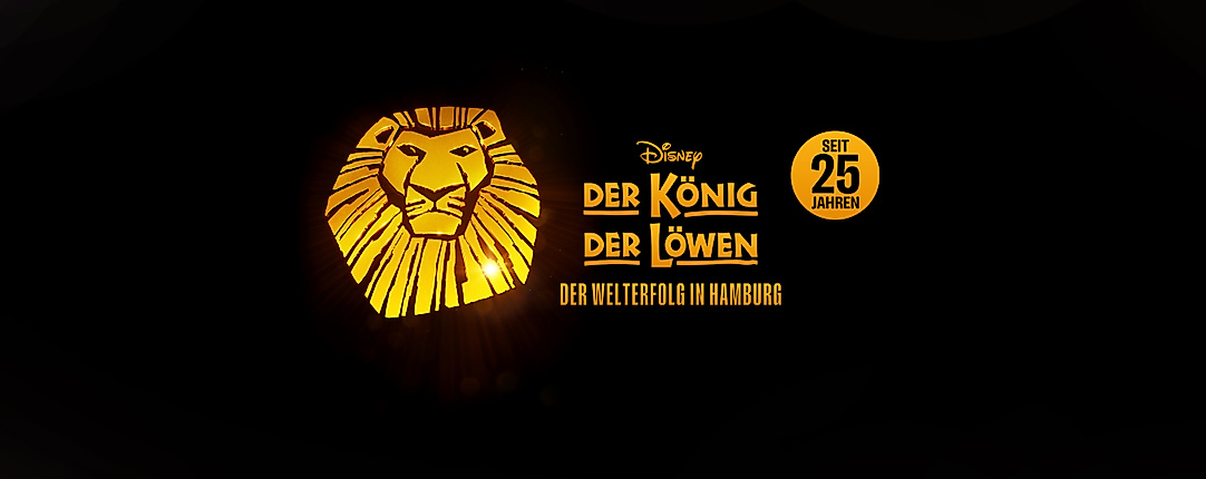 25 Jahre der Disneys DER KÖNIG DER LÖWEN Logo