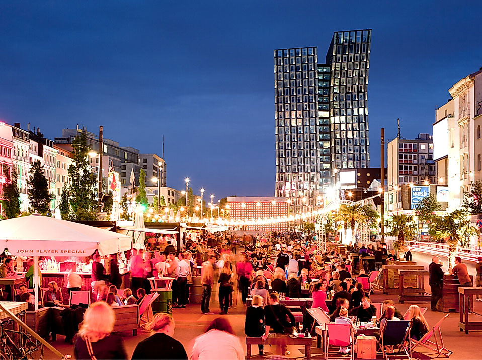 Spielbudenplatz in Hamburg