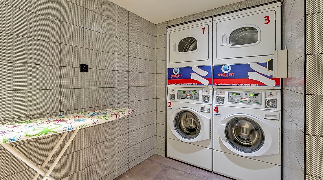 Hotel A&O Hamburg Hauptbahnhof: Waschmaschine