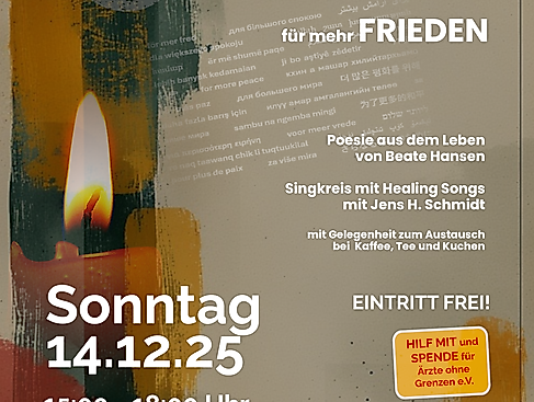 Plakat Lauschen & Singen