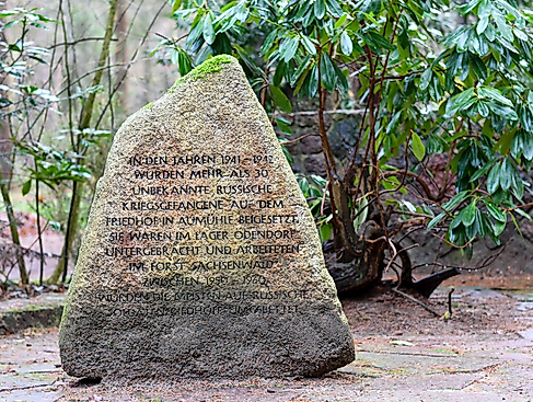 Gedenkstein für sowjetische Kriegsgefangene