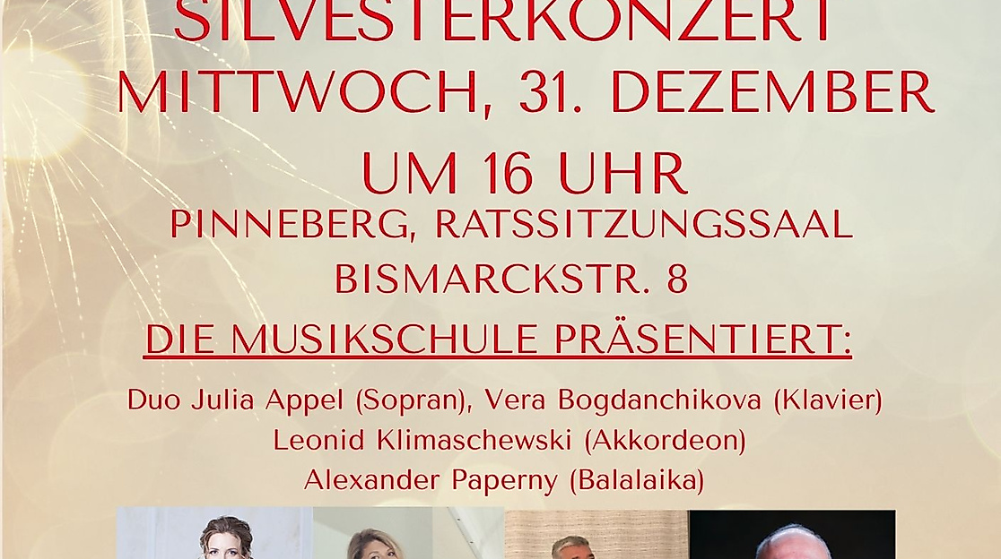 Plakat Silvester Konzert