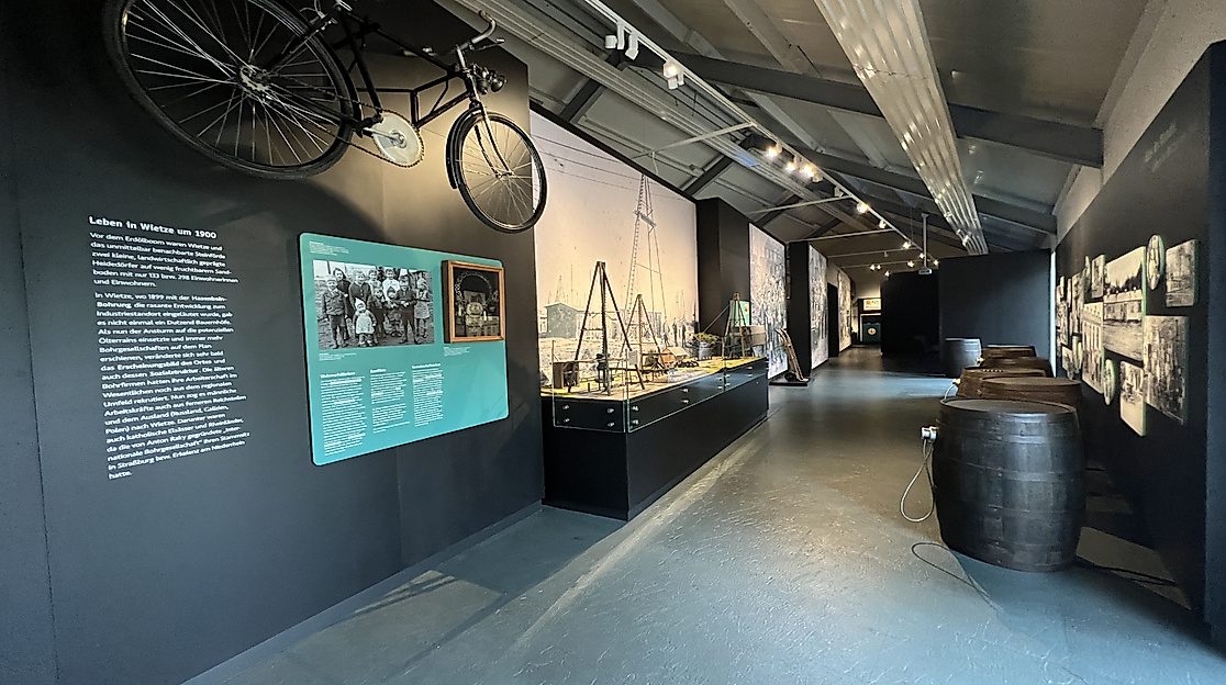 Innenausstellung im Deutschen Erdölmuseum