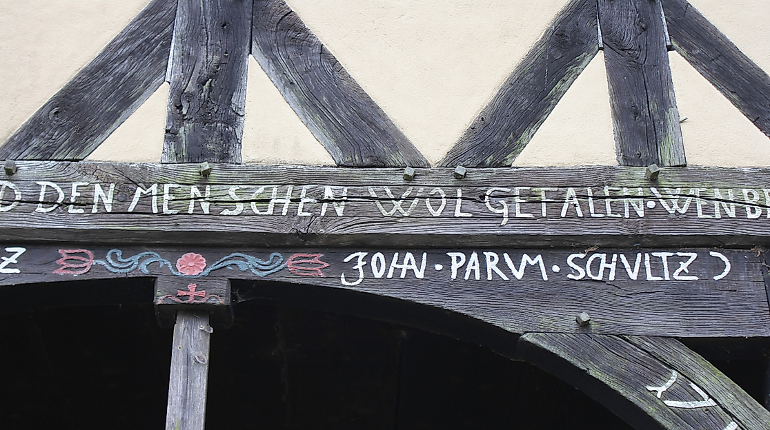 Rundlingsmuseum - Balken am Johann-Parum-Schultze-Haus