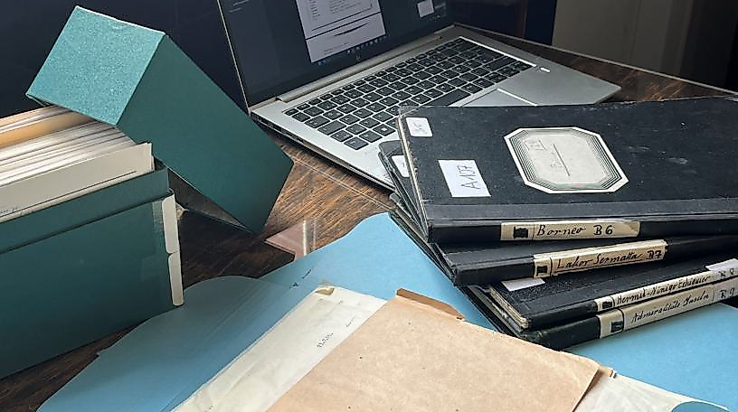 Archivmaterial Museum am Rothenbaum.
