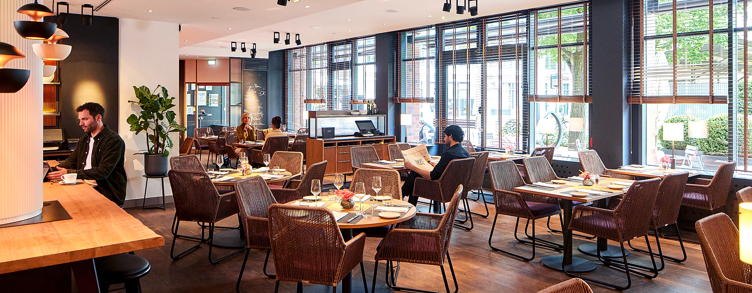 Elegantes Restaurantambiente