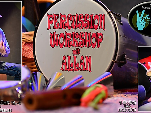Percussion – Workshop mit Allan