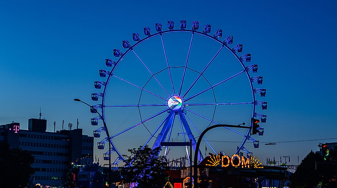 Riesenrad auf dem Hamburger DOM