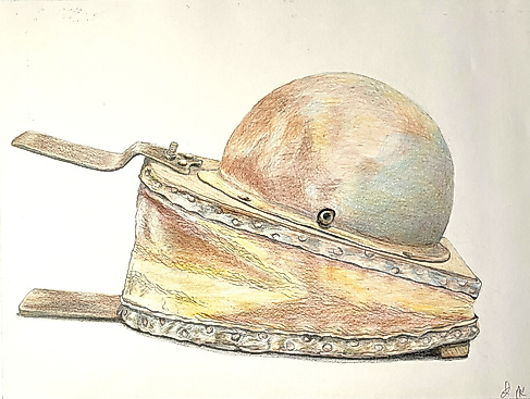 Zeichnung Blasebalg Drahtstiftfabrik Ottensen