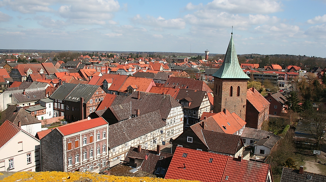Amtsturm-Museum Lüchow - Blick vom Turmdach